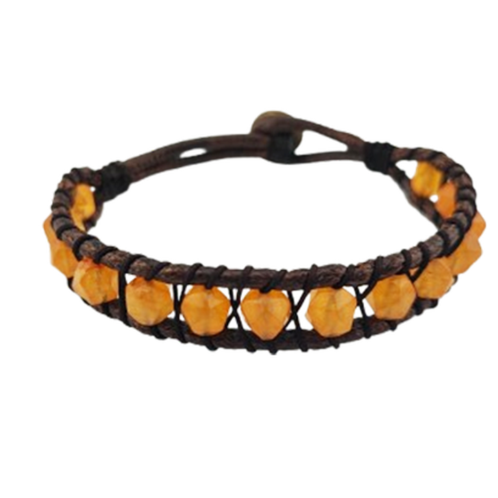 عقیق عسلی طبیعی