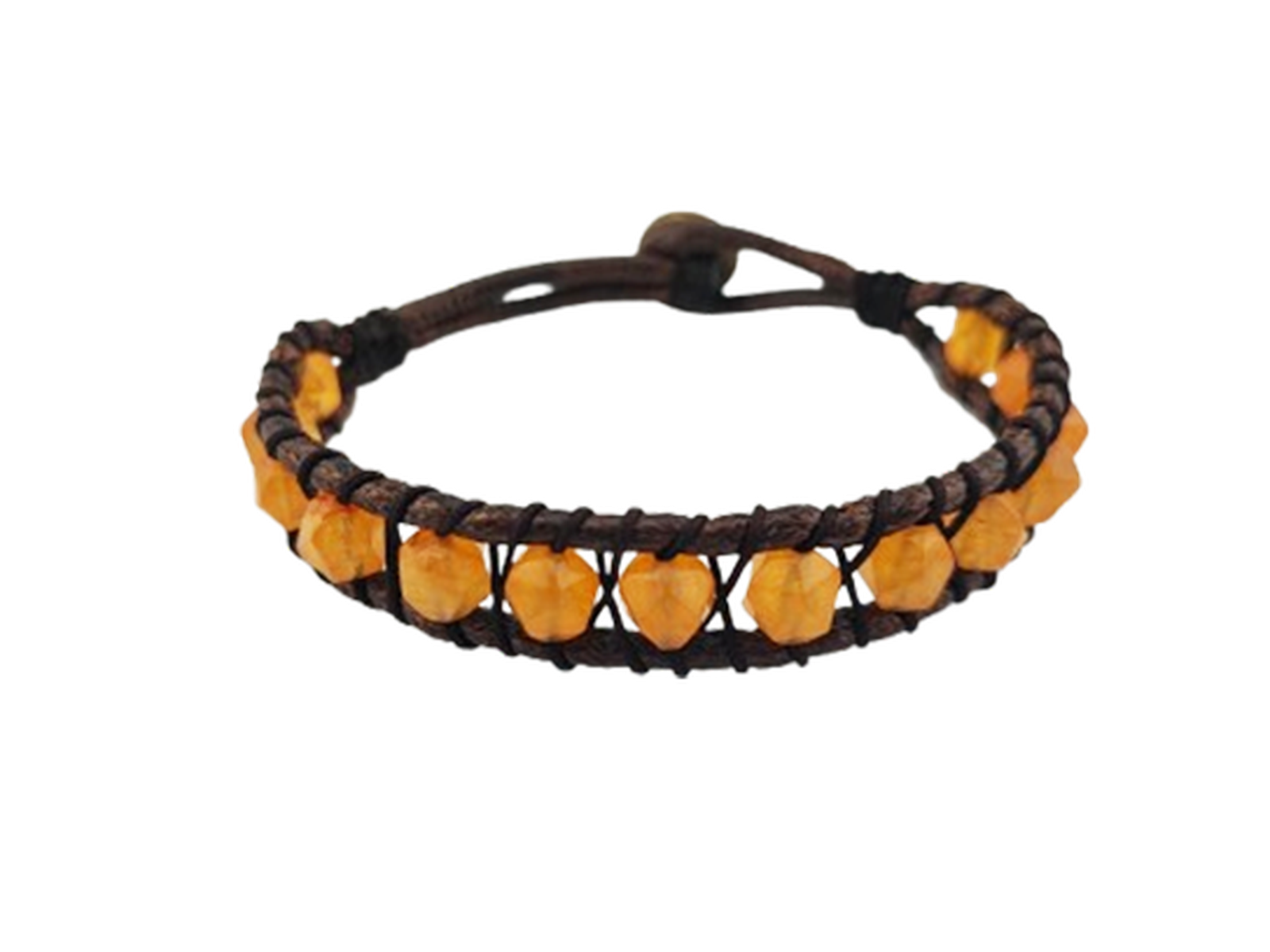 عقیق عسلی طبیعی