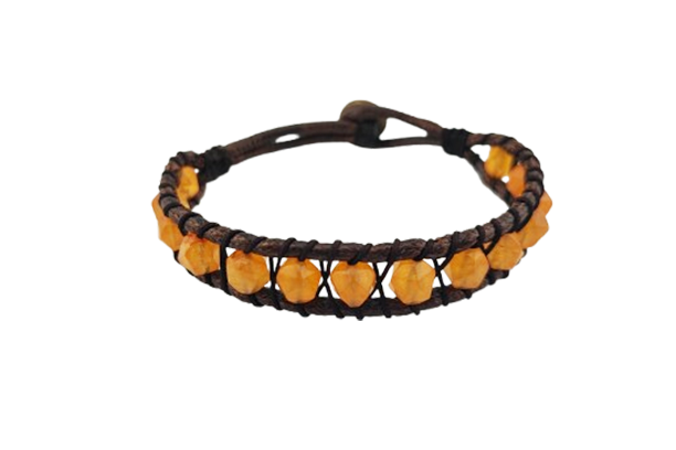 عقیق عسلی طبیعی